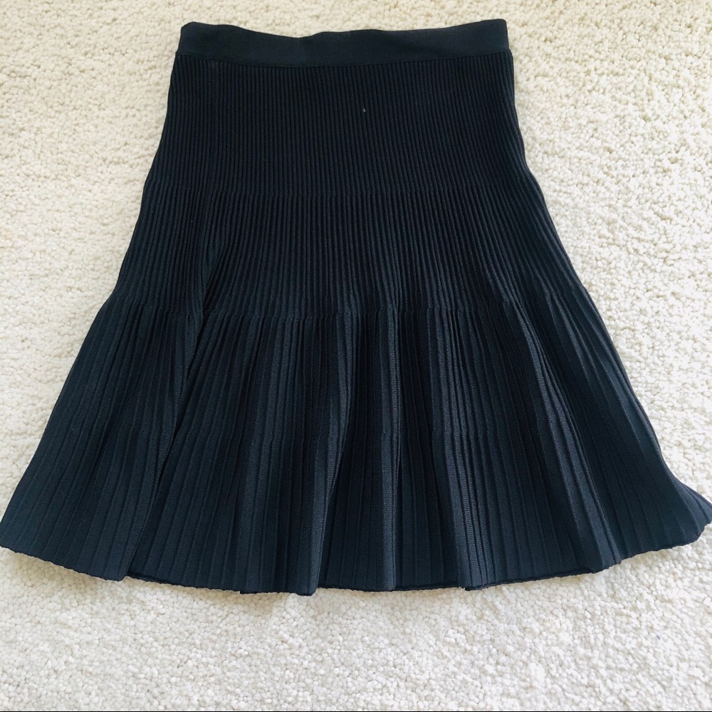 Pinko pleated black fit & flair black skirt Size S